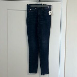 Gap, jeans, stretch, skinny jeans, high rise, denim, 24, new with tags